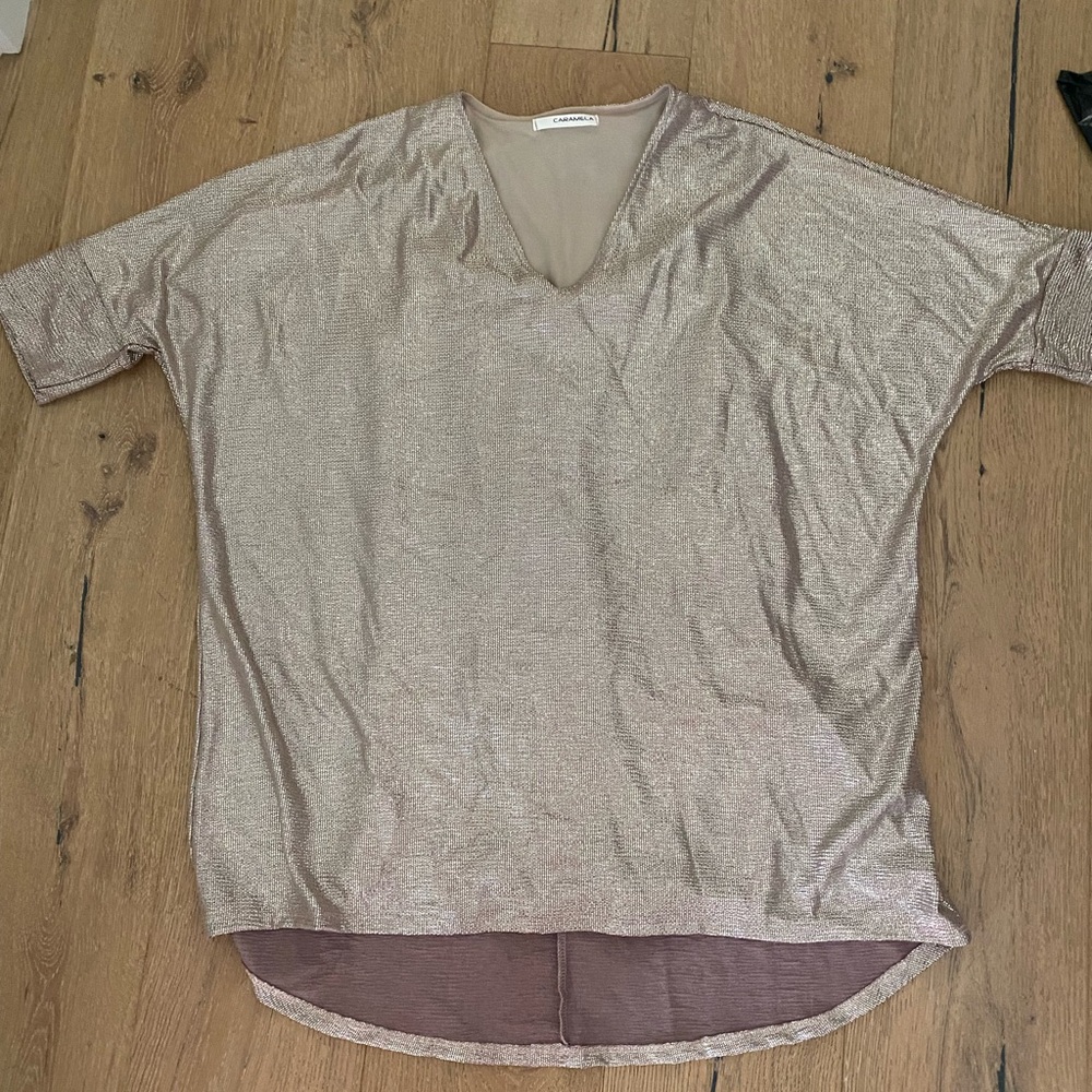 Gold Relaxed Short Sleeve Tee